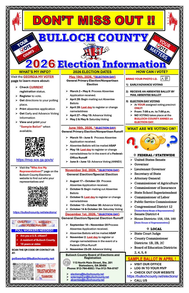 2026 Election Information